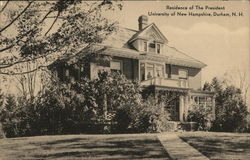 Residence of the President, University of New Hampshire Durham, NH Postcard Postcard Postcard