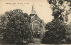 Memorial Chapel, Wellesley College Massachusetts Postcard Postcard Postcard