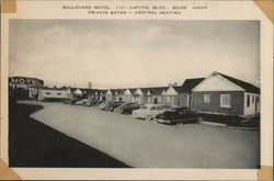 Boulevard Motel Postcard