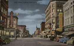 Main Street Looking West Boise, ID Postcard Postcard Postcard