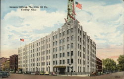 General Offices of The Ohio Oil Company Findlay, OH Postcard Postcard Postcard