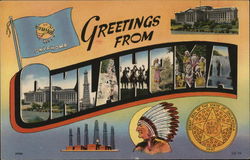 Greetings from Oklahoma Postcard