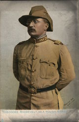 Theodore Roosevelt as a Rough Rider Postcard