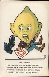 The Lemon Comic, Funny Postcard Postcard Postcard