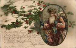 My dear little Friend Santa Claus Postcard Postcard