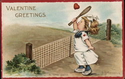 Valentine Greetings Postcard