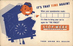 It's that time again! - Stop-Wear Lubrication Advertising Postcard Postcard