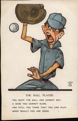 The Ball Player Postcard