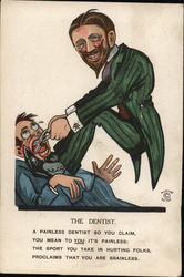 The Dentist Postcard