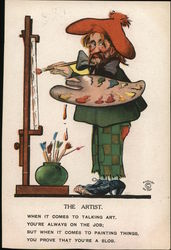 The Artist Postcard