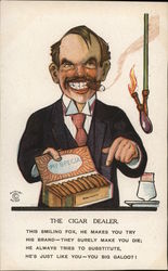 The Cigar Dealer Postcard