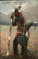 Toka-Wicakin - takes enemy in war paint Native Americana Postcard Postcard