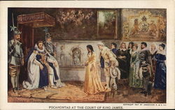 Pocahontas at the Court of King James 1907 Jamestown Exposition Postcard Postcard