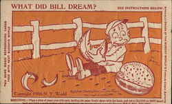 What did Bill dream? Postcard Postcard