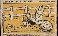 What did Bill dream? Postcard Postcard