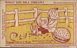 What did Bill dream? Postcard Postcard