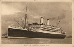 Orient Line R.M.S. "Otranto" Cruise Ships Postcard Postcard