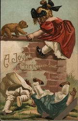 A Joyous Christmas Postcard