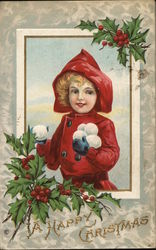 A Happy Christmas Children Postcard Postcard