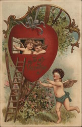 To my Valentine Cupid Postcard Postcard