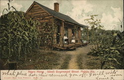 Negro Home, West Government Street, Mobile, Alabama Black Americana Postcard Postcard