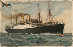 On board the steamer "Cleveland" Steamers Postcard Postcard