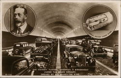 Mersey Tunnel Postcard Postcard