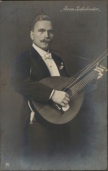 Sven Scholander Swedish Lute Music Postcard Postcard