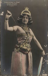 Schwertertanz aus "Aida" Postcard