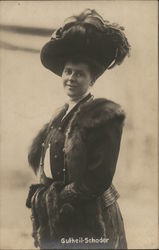 Marie Gutheil-Schoder Opera Postcard Postcard