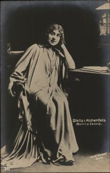 Stella von Hohenfels Actresses Postcard Postcard