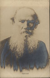 Leo Tolstoy Russia Authors & Writers Postcard Postcard