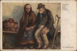 An old couple Postcard