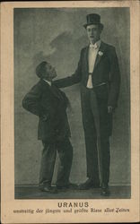 Jakob Nacken, 7 feet 3.5 inches Postcard