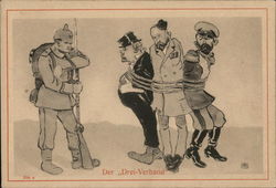 The "Three Allies" Postcard