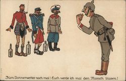 Zum Donnerwetter nochmal! World War I Postcard Postcard