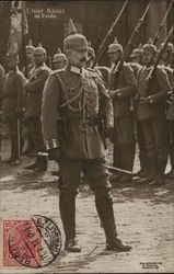 Our Kaiser in the field Postcard