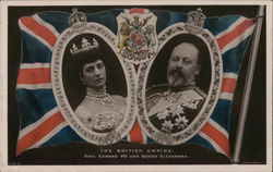 The British Empire - King Edward VII and Queen Alexandria Royalty Postcard Postcard