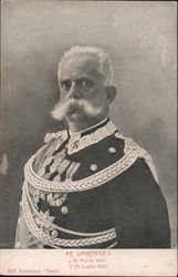 Umberto I of Italy Royalty Postcard Postcard