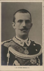 King Vittorio Emanuelle III Royalty Postcard Postcard