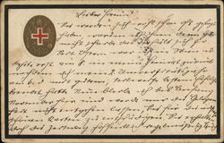 Official military mail from Austria to Turkey Red Cross Postcard