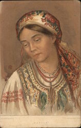 Marusya - Russian Red Cross Postcard Postcard