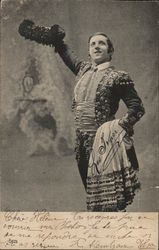 Bullfighter Postcard