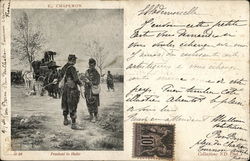 During the Halt World War I Postcard Postcard