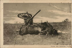 Behind the fleeing enemy World War I Postcard Postcard