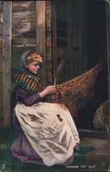 Mending the Nets Postcard