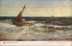 Crossing the bar Sailboats Postcard Postcard