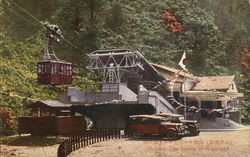 The Ropeway on mountain Rokko Kobe, Japan Postcard Postcard