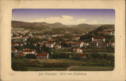 Bad Kissingen, Blick vom Staffeiberg Germany Postcard Postcard