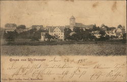 View of the Town Wolfsanger, Germany Postcard Postcard